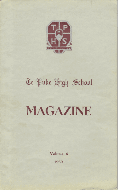 TPHS Magazine 1959 cover